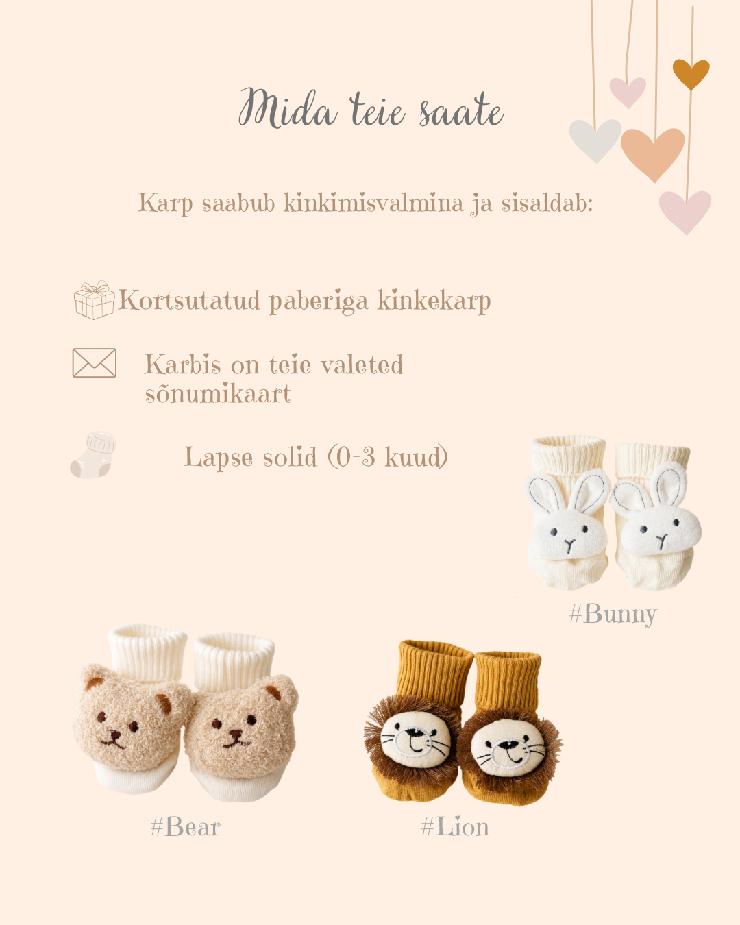 Pregnancy Announcement Gift Box for Grandparents – Bunny Socks Gift Box