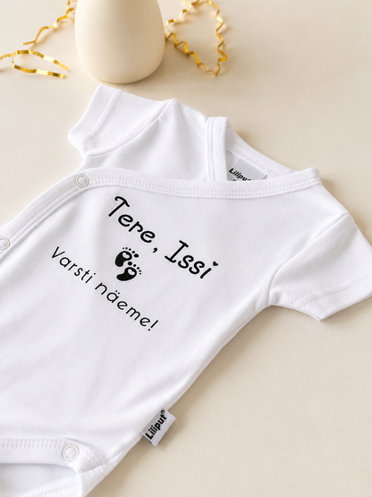 White Baby Bodysuit - Tere, Issi