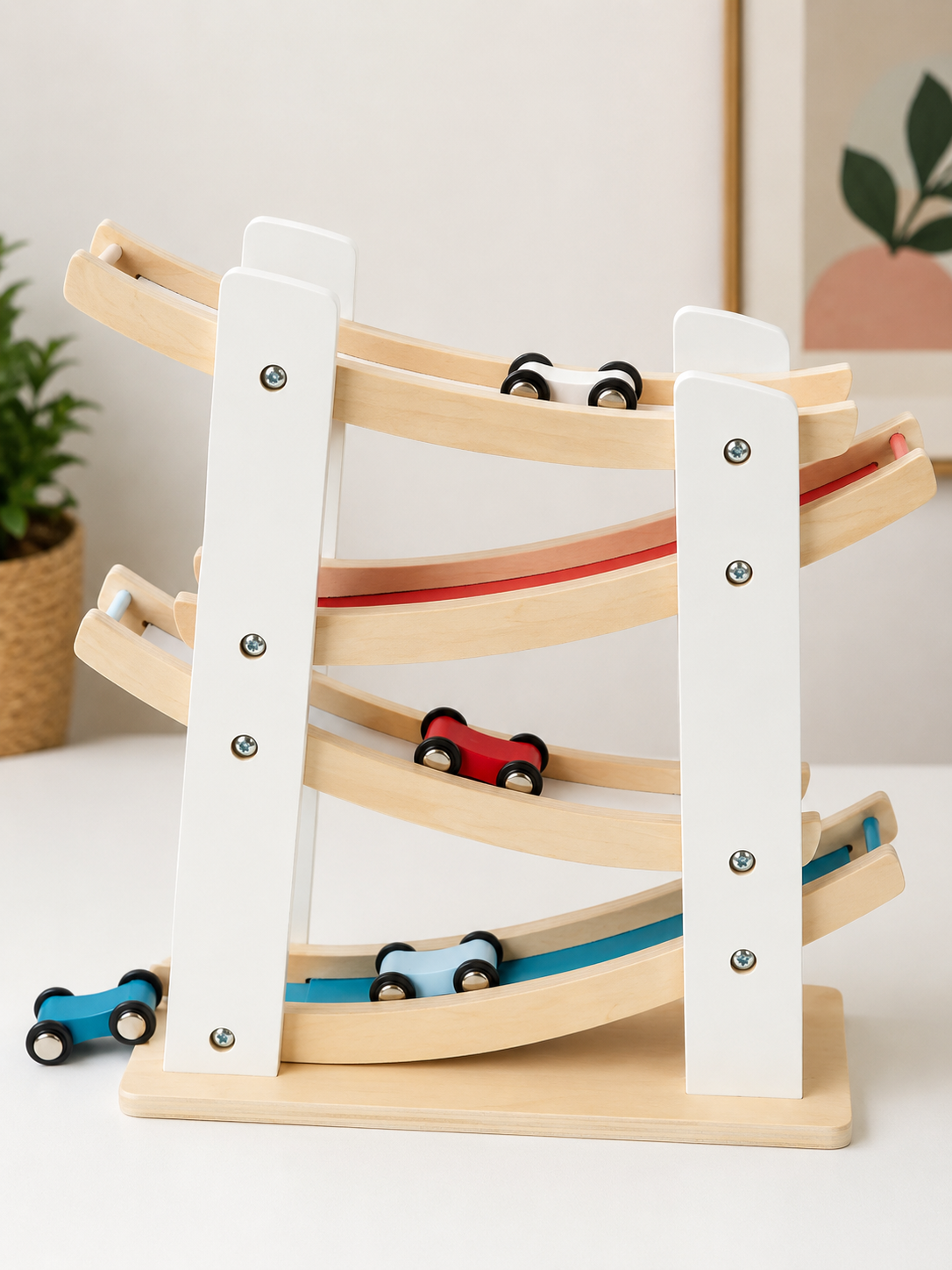 Wooden Car Ramp Racer