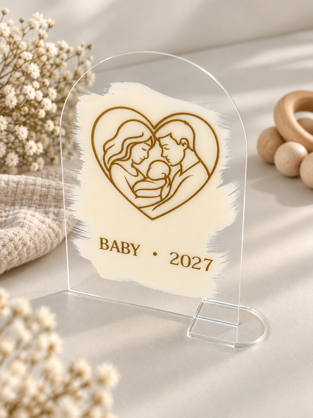 Акриловая табличка «Baby • 2027»