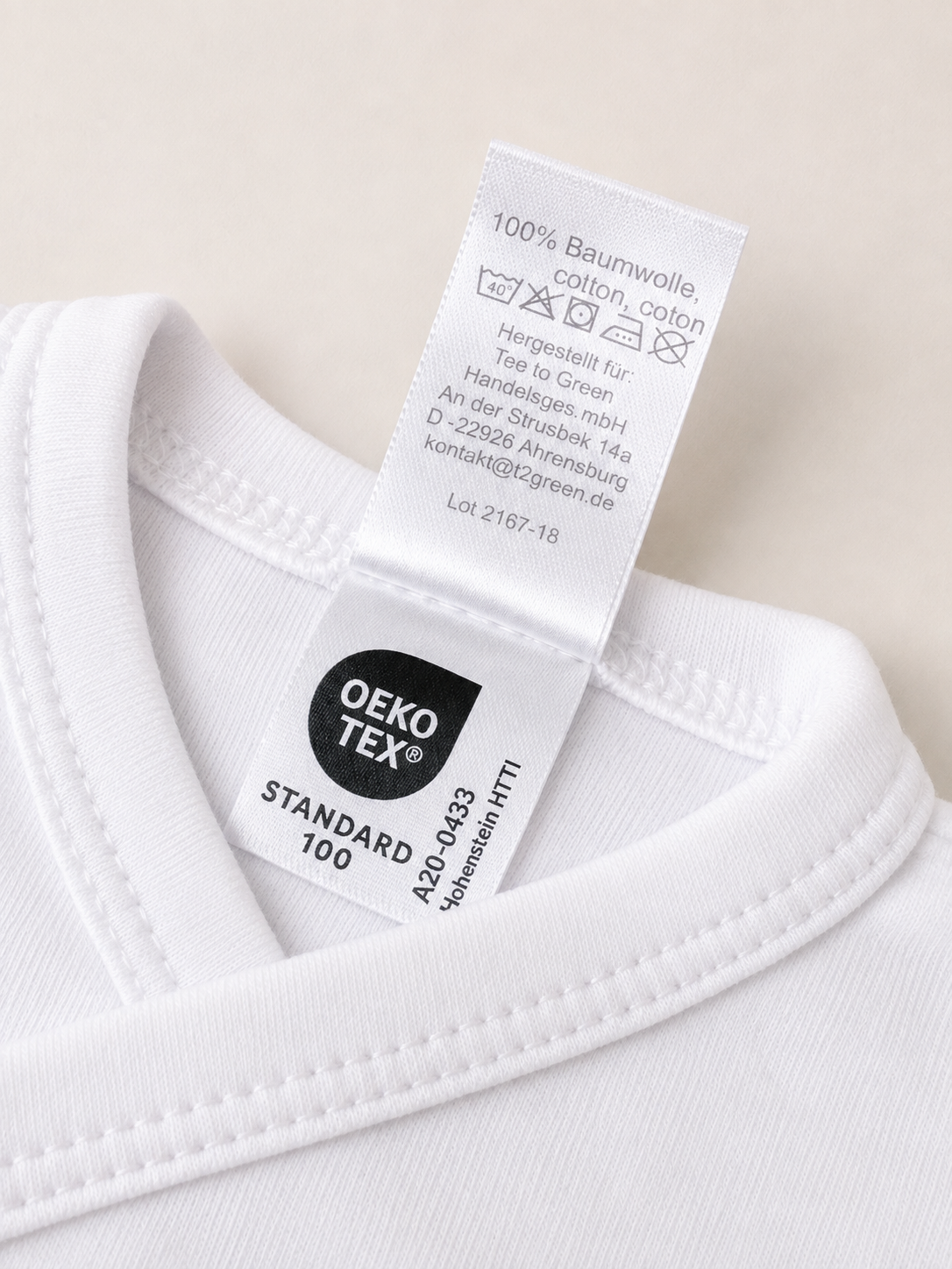 White Baby Bodysuit - Love Made Me + Gift Box