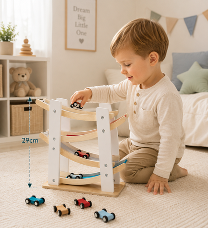 Wooden Car Ramp Racer