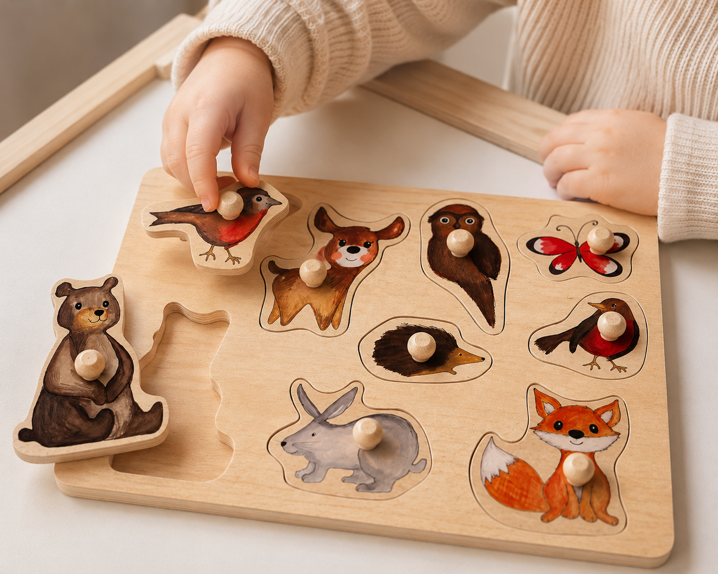 Wooden Forest Animals Puzzle