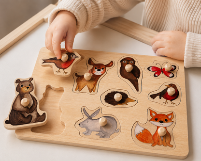 Wooden Forest Animals Puzzle