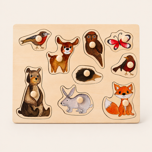Wooden Forest Animals Puzzle
