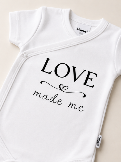 White Baby Bodysuit – Love Made Me