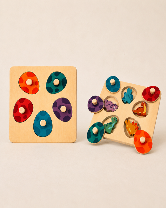 Dino Egg Puzzle & Memory Game